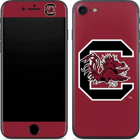 University of South Carolina Gamecocks Logo Red iPhone SE (2nd & 3rd Gen) Skin