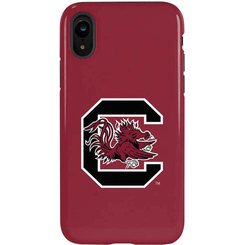 University of South Carolina Gamecocks Logo Red iPhone XR Pro Case