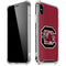 University of South Carolina Gamecocks Logo Red iPhone XS Max Clear Case