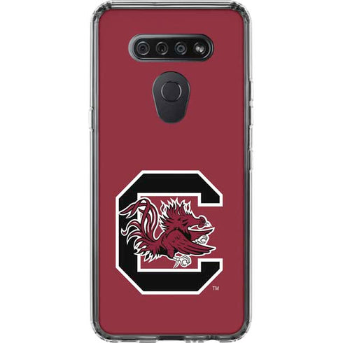 University of South Carolina Gamecocks Logo Red LG K51/Q51 Clear Case