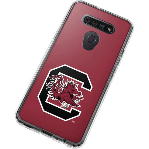 University of South Carolina Gamecocks Logo Red LG K51/Q51 Clear Case