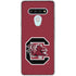 University of South Carolina Gamecocks Logo Red LG Stylo 6 Clear Case