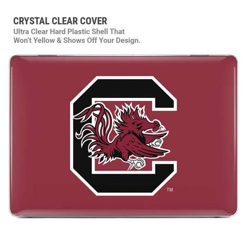University of South Carolina Gamecocks Logo Red MacBook Pro 16in (2021-25) Case plus Skin