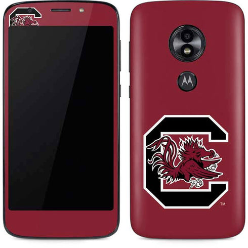 University of South Carolina Gamecocks Logo Red Moto E5 Play Skin