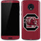 University of South Carolina Gamecocks Logo Red Moto G6 Skin
