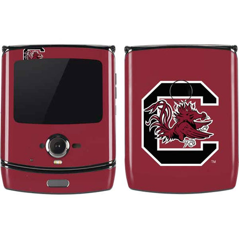 University of South Carolina Gamecocks Logo Red Motorola RAZR Skin