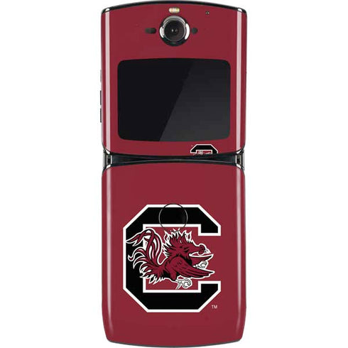 University of South Carolina Gamecocks Logo Red Motorola RAZR Skin
