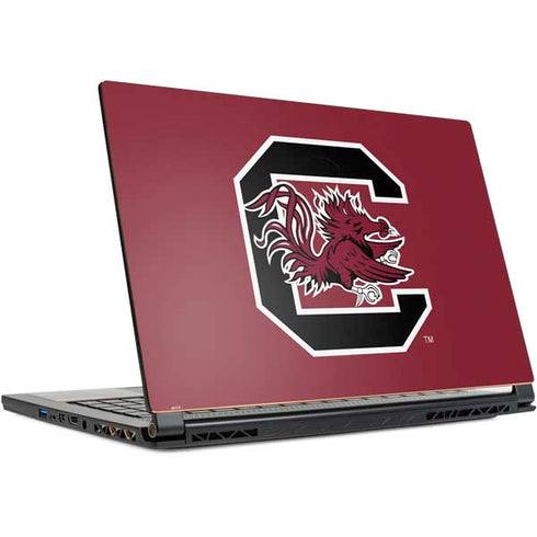 University of South Carolina Gamecocks Logo Red MSI GS65 Stealth Laptop Skin