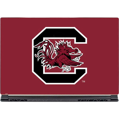 University of South Carolina Gamecocks Logo Red MSI GS65 Stealth Laptop Skin