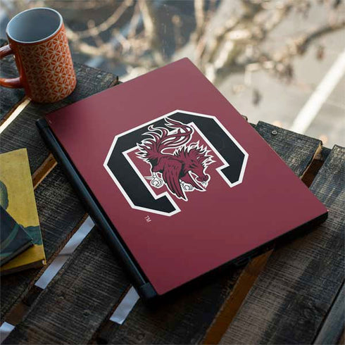 University of South Carolina Gamecocks Logo Red MSI GS65 Stealth Laptop Skin