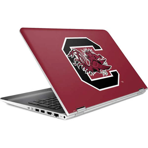 University of South Carolina Gamecocks Logo Red HP Pavilion Skin