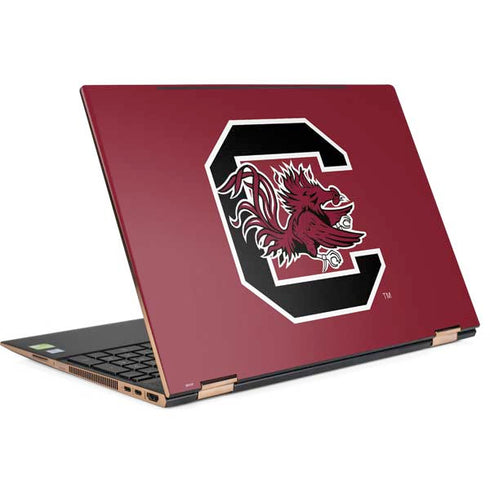 University of South Carolina Gamecocks Logo Red HP Spectre Skin