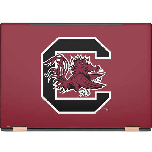 University of South Carolina Gamecocks Logo Red HP Spectre Skin
