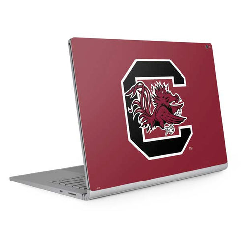 University of South Carolina Gamecocks Logo Red Surface Book 2 15in Skin
