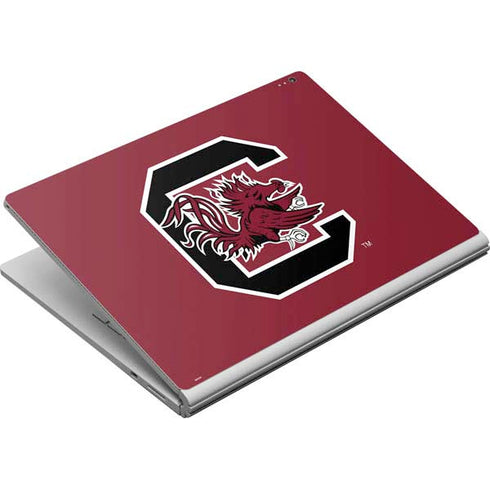 University of South Carolina Gamecocks Logo Red Surface Book Skin