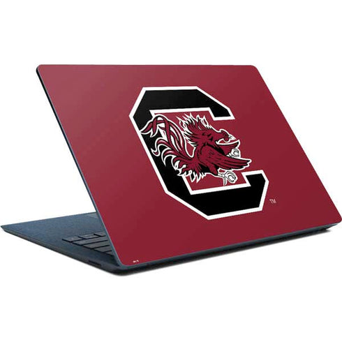 University of South Carolina Gamecocks Logo Red Surface Laptop Skin