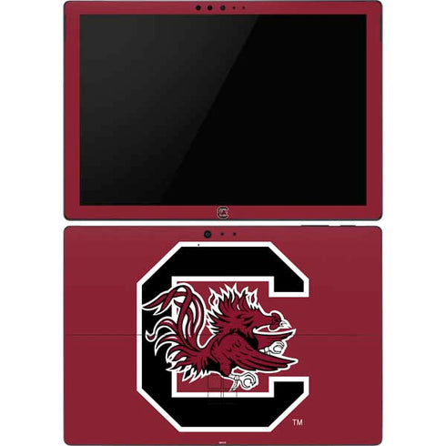 University of South Carolina Gamecocks Logo Red Surface Pro 6 Skin