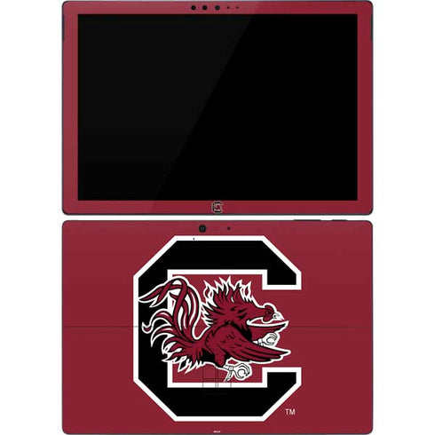 University of South Carolina Gamecocks Logo Red Surface Pro 7 Skin