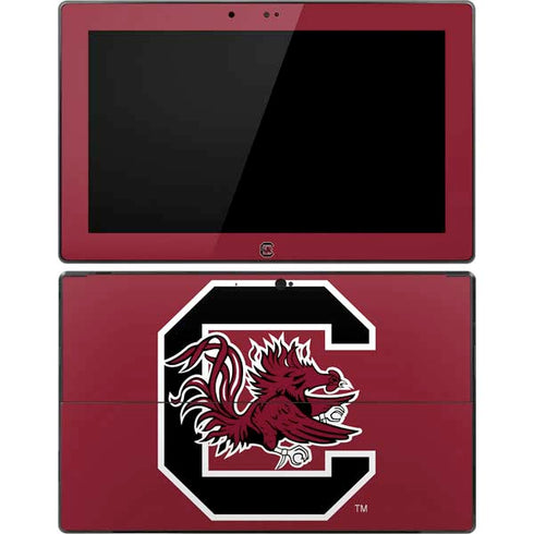 University of South Carolina Gamecocks Logo Red Surface Pro Tablet Skin