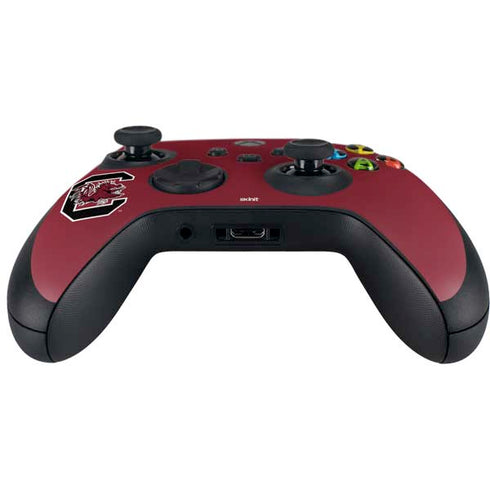 University of South Carolina Gamecocks Logo Red Xbox Series X Controller Skin