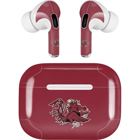 University of South Carolina Gamecocks Red AirPods Pro 2nd Gen Skin