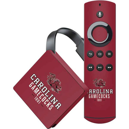 University of South Carolina Gamecocks Red Amazon Fire TV Skin