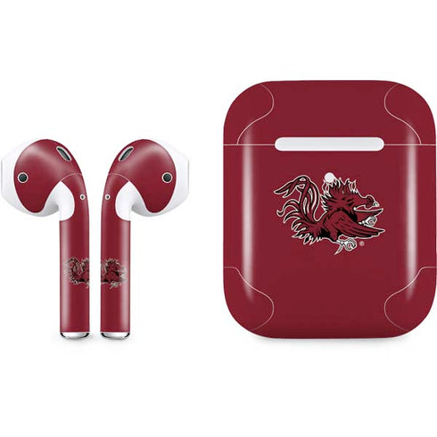 University of South Carolina Gamecocks Red Apple AirPods 2 Skin