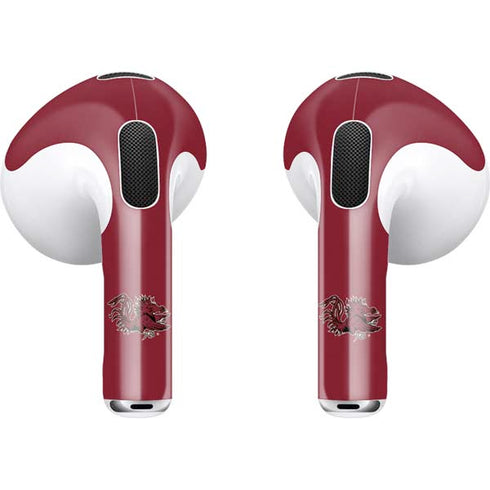 University of South Carolina Gamecocks Red Apple AirPods (3rd Gen 2021) Skin