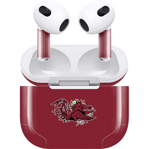 University of South Carolina Gamecocks Red Apple AirPods (3rd Gen 2021) Skin