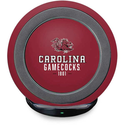 University of South Carolina Gamecocks Red Fast Charge Wireless Charging Stand Skin