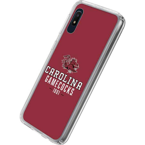University of South Carolina Gamecocks Red Galaxy A10e Clear Case