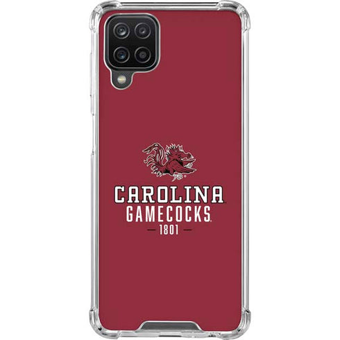 University of South Carolina Gamecocks Red Galaxy A12 Clear Case