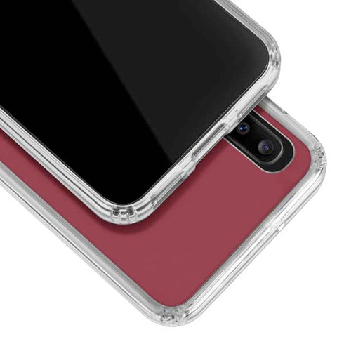 University of South Carolina Gamecocks Red Galaxy A30 Clear Case