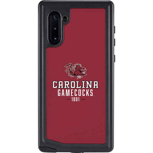 University of South Carolina Gamecocks Red Galaxy Note 10 Waterproof Case