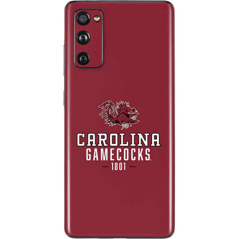 University of South Carolina Gamecocks Red Galaxy S20 Fan Edition Skin
