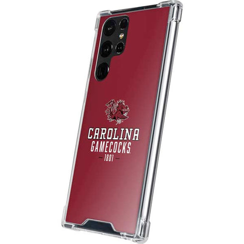 University of South Carolina Gamecocks Red Galaxy S22 Ultra Clear Case