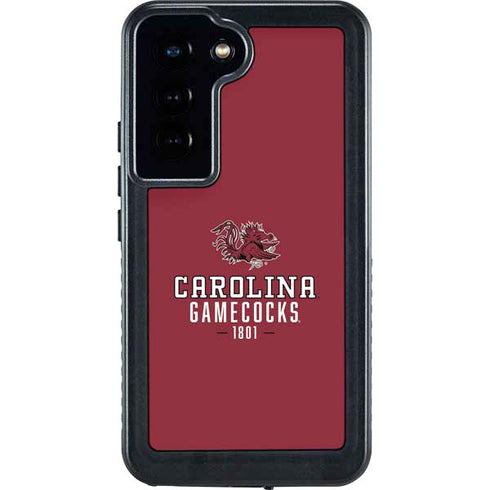 University of South Carolina Gamecocks Red Galaxy S23 Waterproof Case