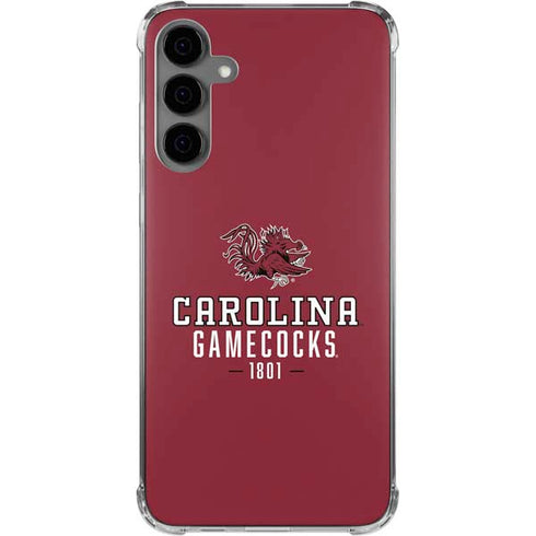 University of South Carolina Gamecocks Red Galaxy S24 Plus Clear Case