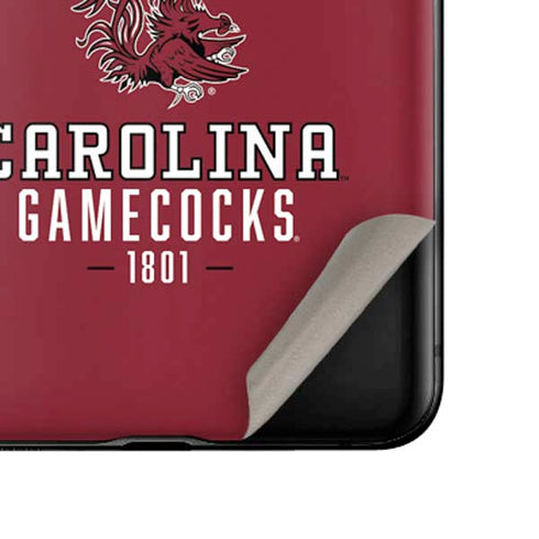 University of South Carolina Gamecocks Red Galaxy Z Flip Skin