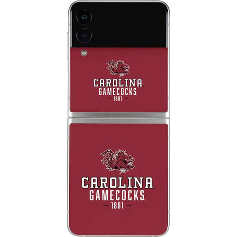 University of South Carolina Gamecocks Red Galaxy Z Flip4 5G Skin