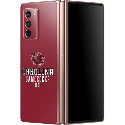 University of South Carolina Gamecocks Red Galaxy Z Fold2 5G Skin