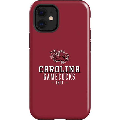University of South Carolina Gamecocks Red iPhone 12 Mini Impact Case