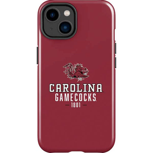 University of South Carolina Gamecocks Red iPhone 15 Plus Impact Case