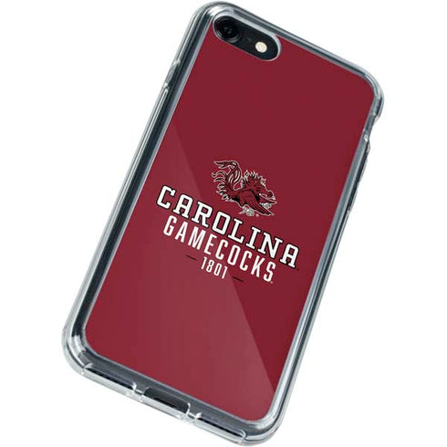 University of South Carolina Gamecocks Red iPhone SE (2nd & 3rd Gen) Clear Case