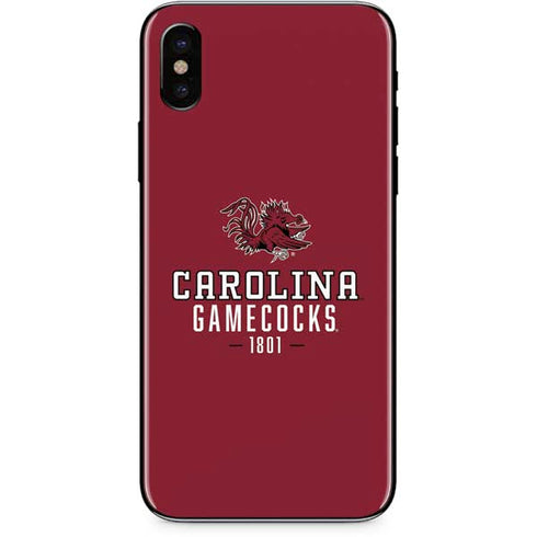 University of South Carolina Gamecocks Red iPhone X Skin