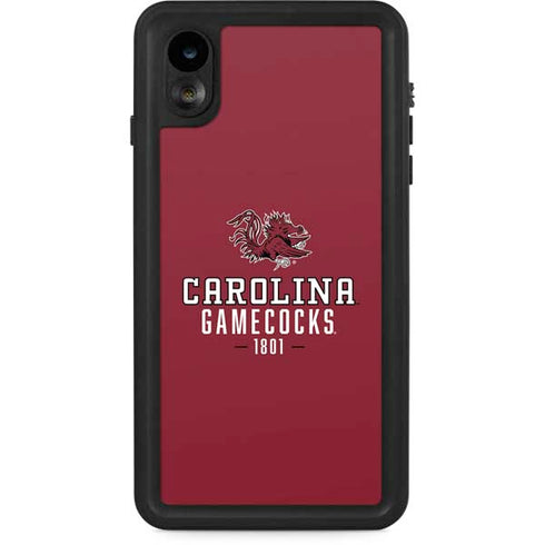 University of South Carolina Gamecocks Red iPhone XR Waterproof Case