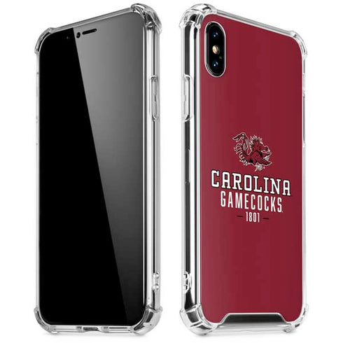 University of South Carolina Gamecocks Red iPhone XS Max Clear Case