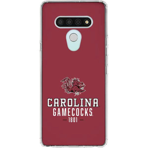 University of South Carolina Gamecocks Red LG Stylo 6 Clear Case