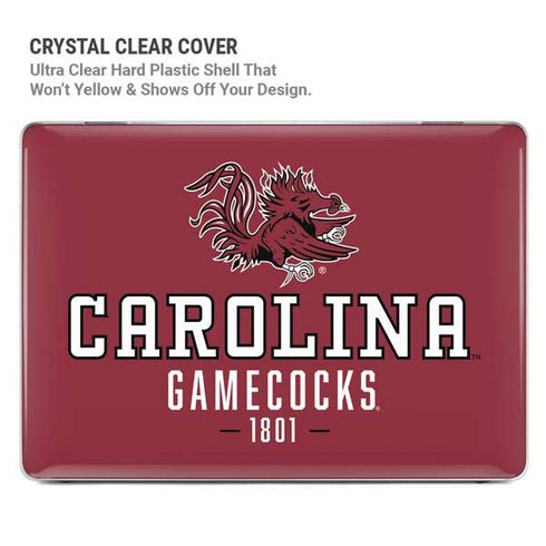 University of South Carolina Gamecocks Red MacBook Pro 16in (2021-25) Case plus Skin