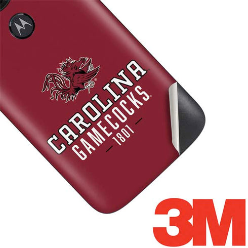 University of South Carolina Gamecocks Red Moto E5 Play Skin
